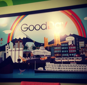 The green room at Good Day Sacramento